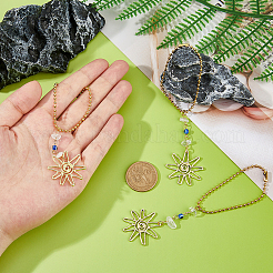 Подвесные украшения из сплава 3 шт.&nbsp;HJEW-FH00121