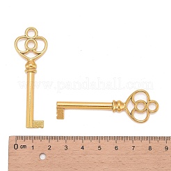 Gros pendentifs clé squelette en alliage de style tibétain&nbsp;PALLOY-A13347-AG-RS