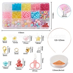 Kits de fabrication de bijoux de bricolage pour enfants&nbsp;DIY-YW0003-62