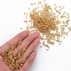 Никелированный стеклянные бусины стеклярус&nbsp;X-SEED-S046-01A-22B