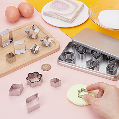 30 шт. Формочки для печенья из нержавеющей стали 10 видов&nbsp;DIY-WH0591-098