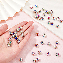 120 шт. бусины из горного хрусталя и глины&nbsp;CLAY-FH0001-27B