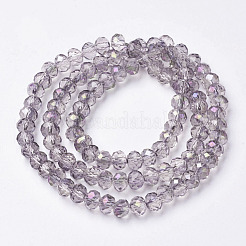 Гальванизируйте прозрачное стекло бисер нитей&nbsp;EGLA-A034-T8mm-F12