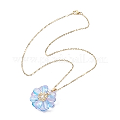 Collares colgantes de cristal&nbsp;NJEW-MZ00112-04