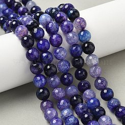Chapelets de perles d'agate naturelle&nbsp;G-M437-C01-01U
