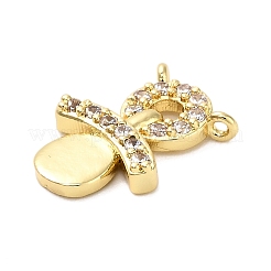 Латунные микро проложить кубического циркония подвески&nbsp;KK-L229-51G