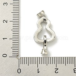 Латунная стойка с микропаве из кубического циркония&nbsp;KK-K386-07P