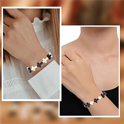 4 нити 4 стилей синтетические бирюзовые бусины нити&nbsp;TURQ-YW0001-08