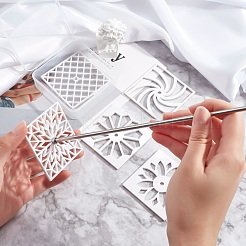 Silikonseife ziehen durch Designs Werkzeugsätze&nbsp;DIY-WH0210-12