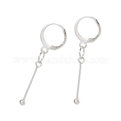 Ottone risultati leverback orecchino&nbsp;EJEW-TAC00033