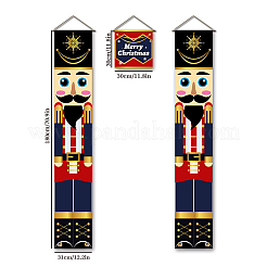 Panneau suspendu en polyester pour décorations de porche de porte d'entrée de bureau à domicile&nbsp;HJEW-WH0023-022