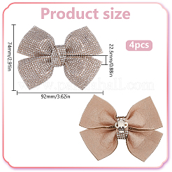 4 шт зажимы для обуви со стразами&nbsp;FIND-FG0003-13B