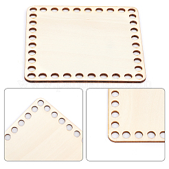5 Stück 5 Stile Holz Häkelkorb Basis&nbsp;WOOD-PH0009-43
