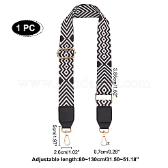 Verstellbarer Taschengurt aus Nylon mit Pfeilmuster&nbsp;FIND-WH0092-44