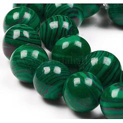 Perline malachite fili sintetici&nbsp;G-G832-01-4mm