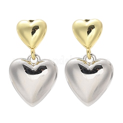 Латунные болтающиеся серьги&nbsp;EJEW-F359-08G