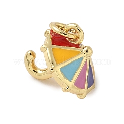 Латунь эмаль подвески&nbsp;KK-C110-30G-02