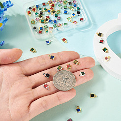 72 шт. 12 стиля подвески из латуни с покрытием на стойке&nbsp;KK-TA0001-78