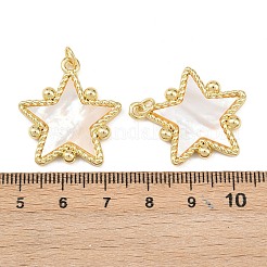 Подвески в форме звезд из натуральных ракушек&nbsp;X-KK-L251-43G-02