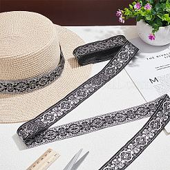 Vintage-Jacquard-Polyesterband&nbsp;OCOR-WH0109-341B