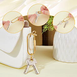 6 шт. латунный карабин с замком&nbsp;KK-HS0015-85A