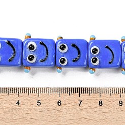 Бусы лэмпворк ручной работы&nbsp;LAMP-Q036-07A