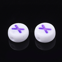 Начальные акриловые бусины&nbsp;X-OACR-E001-20X