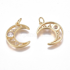 Латунные микро проложить кубического циркония подвески&nbsp;ZIRC-G168-26G