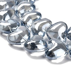 Стеклянные бусины с гальваническим покрытием &nbsp;EGLA-B008-01A-PL01