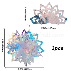 Украшения с подвесками в виде снежинок для домашних животных&nbsp;AJEW-WH20020-014B