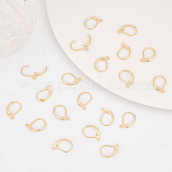 30 шт. латунные серьги с защелкой&nbsp;KK-AR0002-80