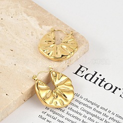 Серьги-кольца из нержавеющей стали 304 для женщин&nbsp;EJEW-B113-01G-01