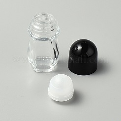 Прозрачные стеклянные бутылки с роликовым шариком&nbsp;LS-AJEW-WH20020-045