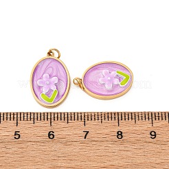 Подвески из нержавеющей стали 304 с эмалью&nbsp;STAS-U061-43G-03