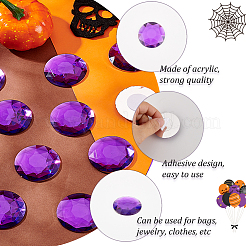 Самоклеящиеся акриловые наклейки со стразами&nbsp;SACR-FG0001-02B