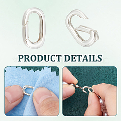 2 шт. овальные пружинные кольца-затворы&nbsp;FIND-UN0003-34B