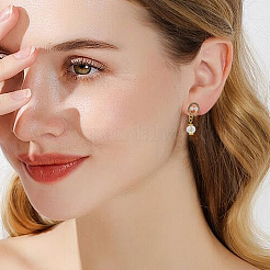 10 шт. латунные серьги-гвоздики&nbsp;KK-BBC0020-91