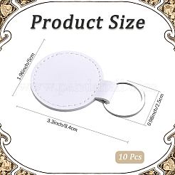 10 шт. брелок из искусственной кожи&nbsp;KEYC-CL0001-34A