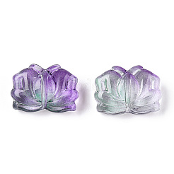 20 pz perle di vetro bicolore&nbsp;GLAA-CJC0002-05C