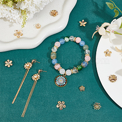 70 шт. 7 стиля латунных бусин&nbsp;KK-BBC0014-09