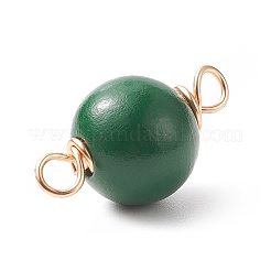 Окрашенные аэрозольной краской деревянные соединительные шармы&nbsp;PALLOY-JF02001