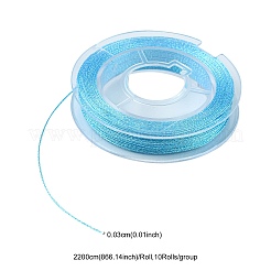10 rotolo di fili di poliestere metallizzato a 3 capi&nbsp;MCOR-YW0001-03D