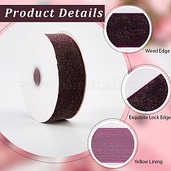 1 рулон блестящей односторонней бархатной ленты&nbsp;OCOR-CY0002-21E