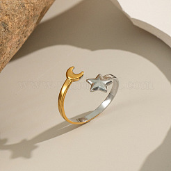 Регулируемые манжеты из нержавеющей стали 304 с открытыми кольцами для женщин&nbsp;CK6350