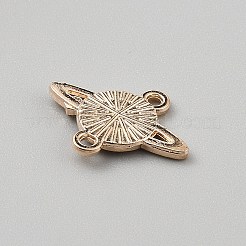 Legierung dunkelblau Emaille Verbindungsstück Charms&nbsp;FIND-WH20024-40G