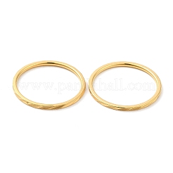 Anillos de banda lisa de acero inoxidable 304 con recubrimiento iónico (IP)&nbsp;RJEW-I101-01C-G