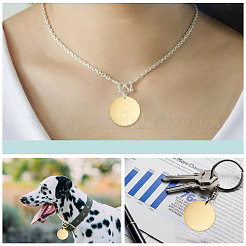 50 шт. латунная штампованная пустая бирка-подвеска&nbsp;KK-WR0001-21