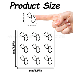 Selbstklebende dekorative Aufkleber aus Papier&nbsp;DIY-WH0562-339