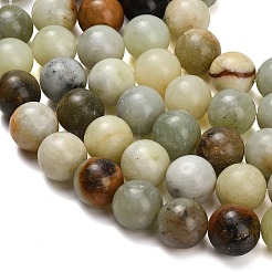 Natürliche Butter Jade Perlen Stränge&nbsp;G-C289-B03-14mm
