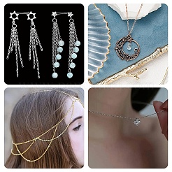 10м железных витых цепей&nbsp;CH-YW0004-01G